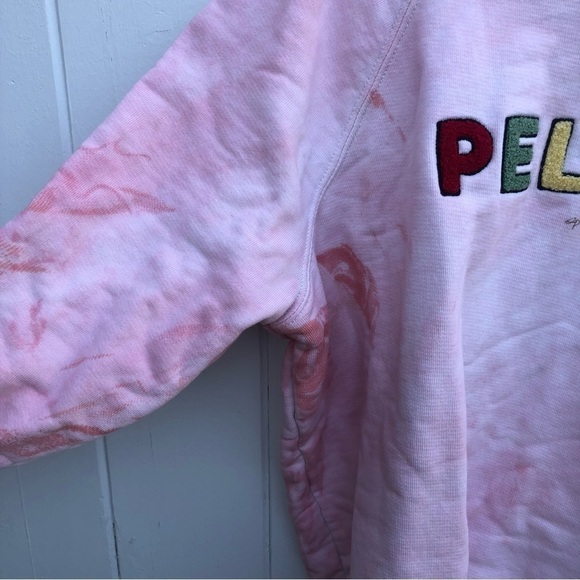 Peloton x Spiritual Gangster Tie Dyed Spell out Sweatshirt Medium - Picture 3 of 7